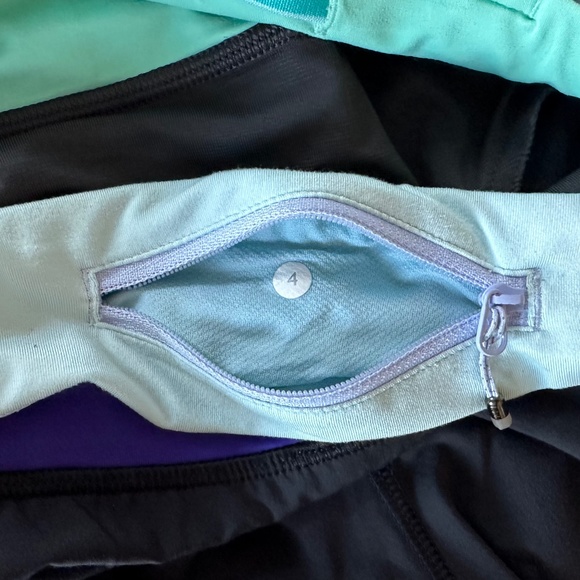 Lululemon Run Times Short, Size 4, Black & Purple - Picture 9 of 9